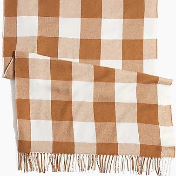 NWT J.Crew Plaid Scarf - Picture 3 of 3